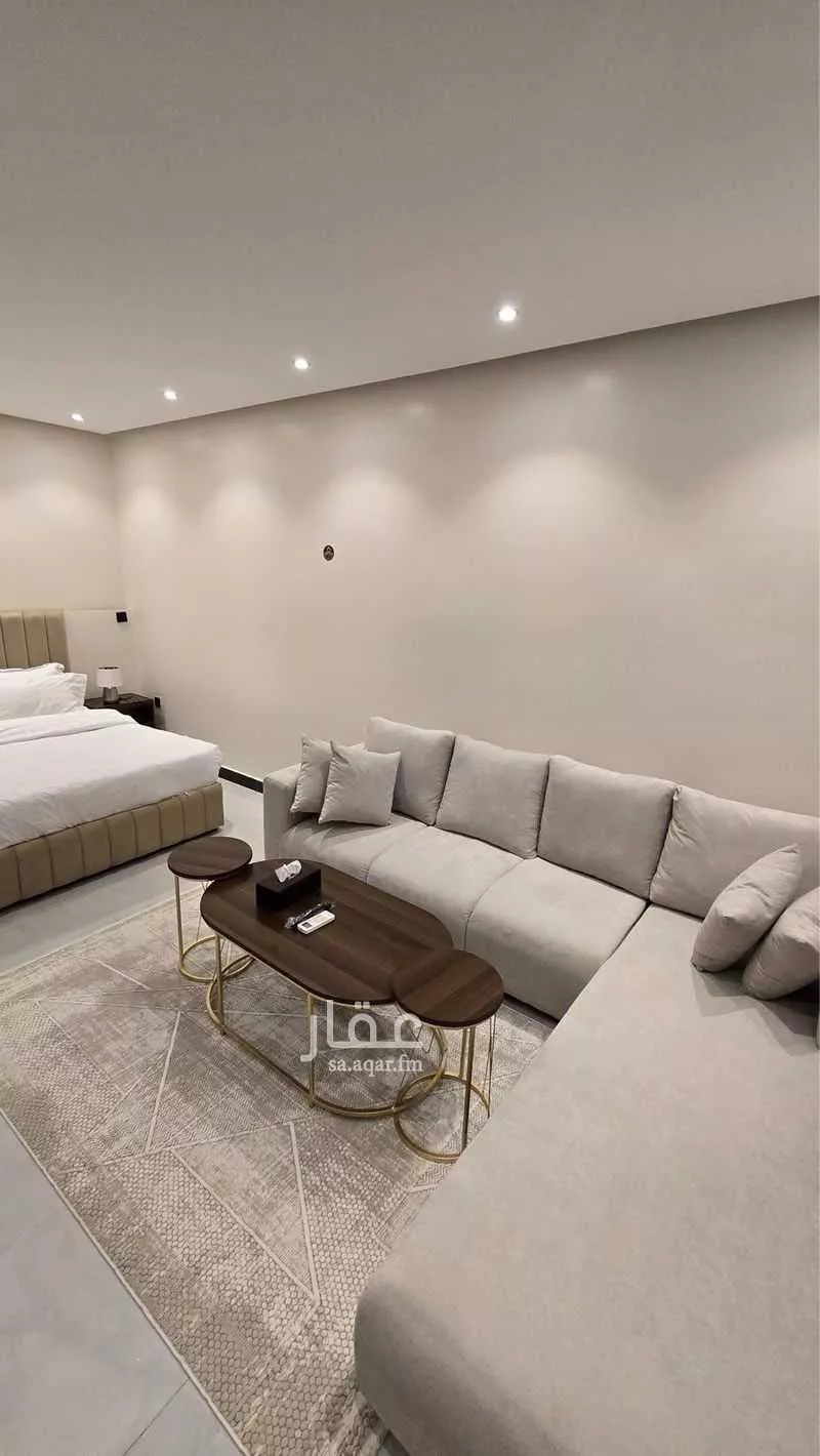 شقة 1 غرف في العقيق 5