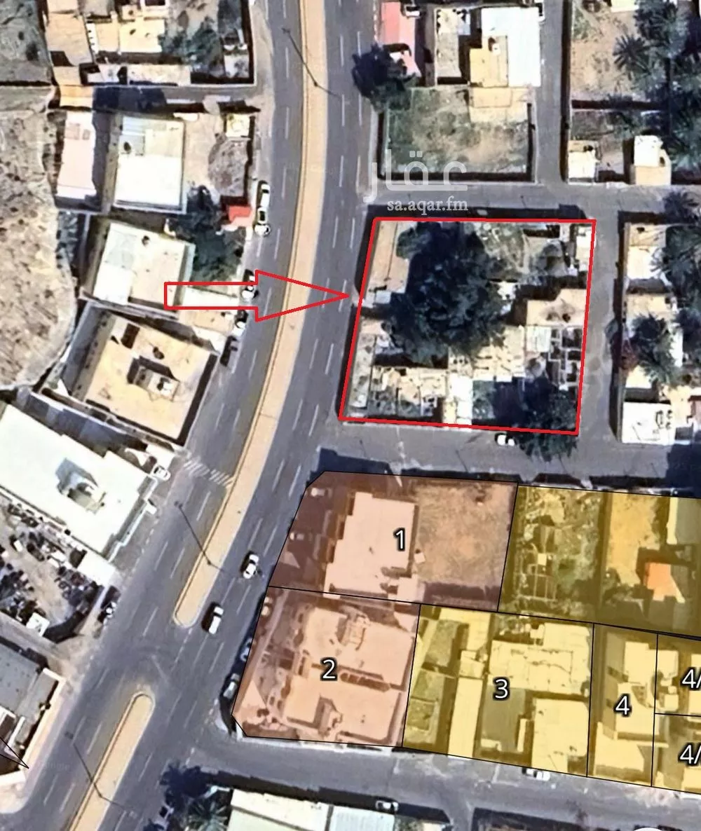 أرض 928 م² في العمرة الجديدة