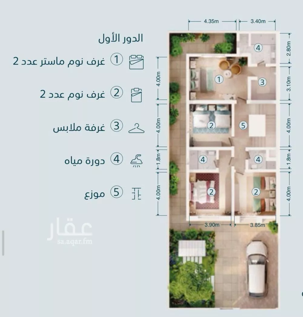 فيلا 5 غرف في الرياض 4