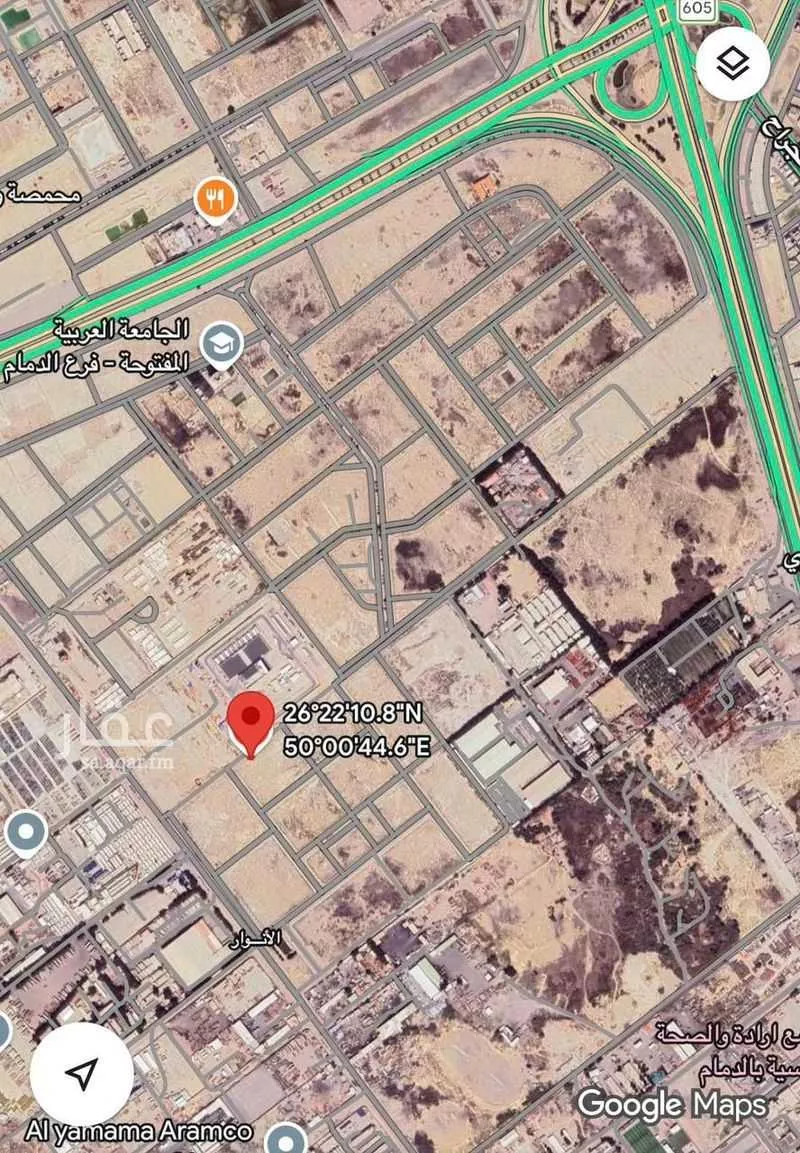 أرض 2500 م² في الانوار