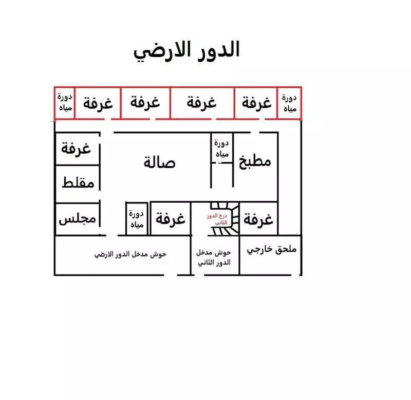 فيلا 13 غرف في العريجاء الوسطى 4