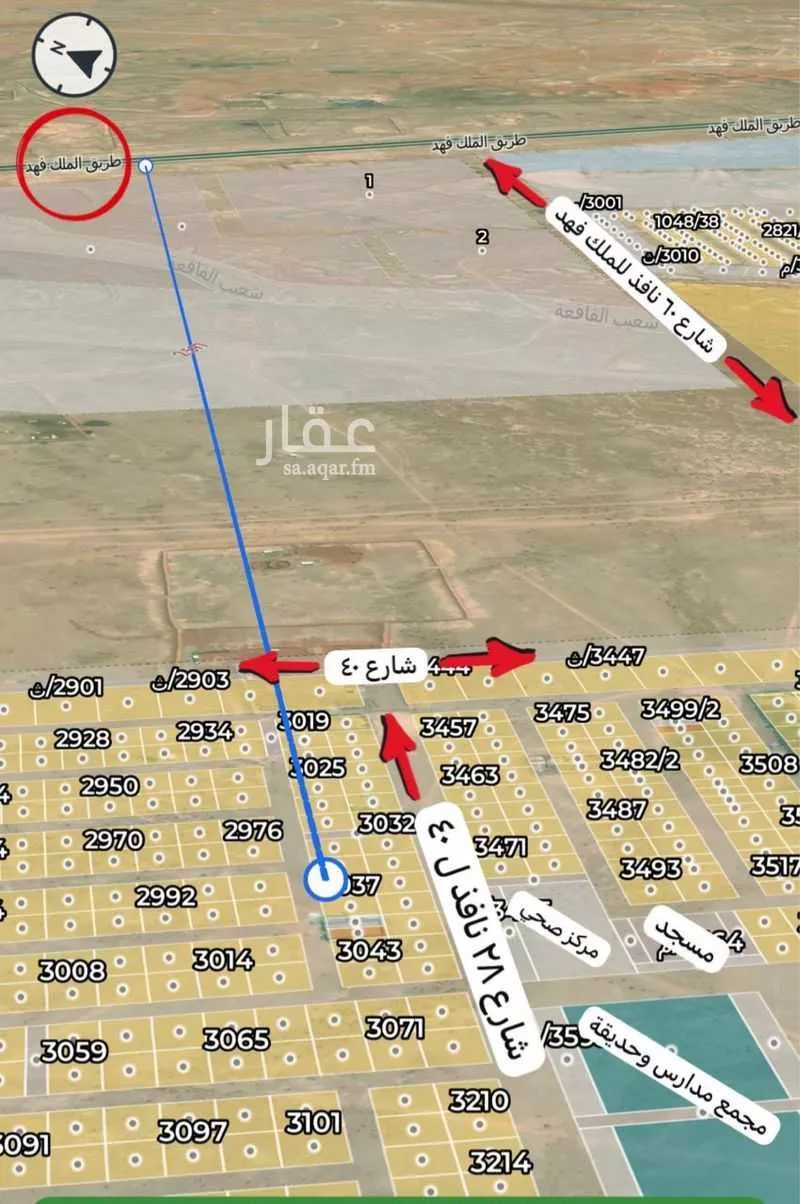 أرض 375 م² في بنبان 3