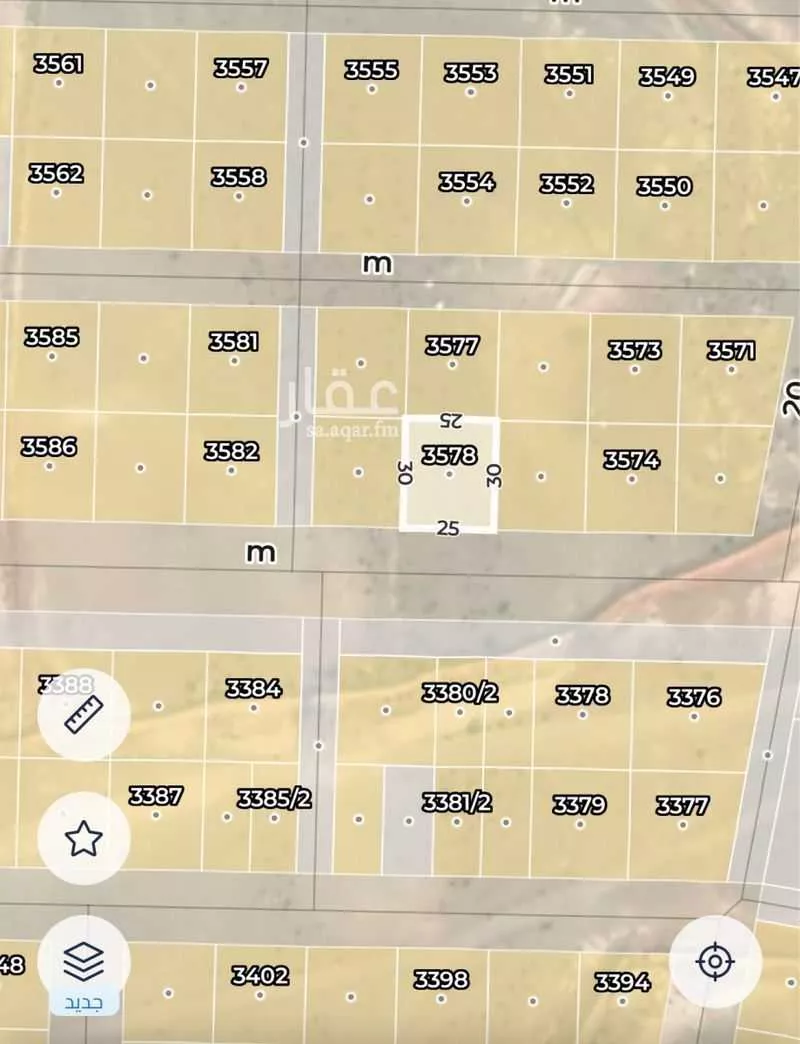 أرض 750 م² في بنبان 2