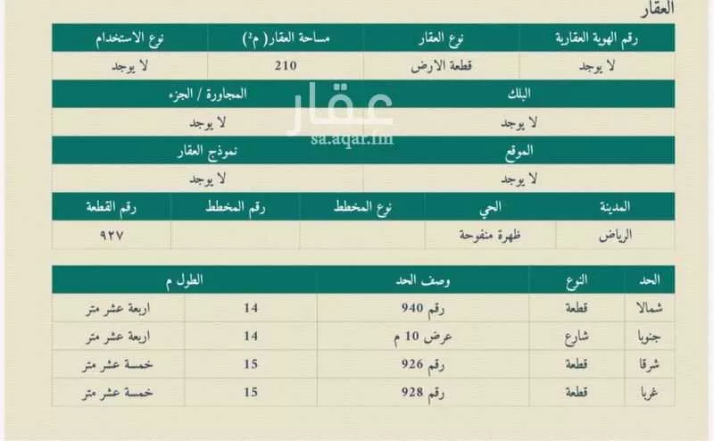 عمارة 210 م² في اليمامة 2
