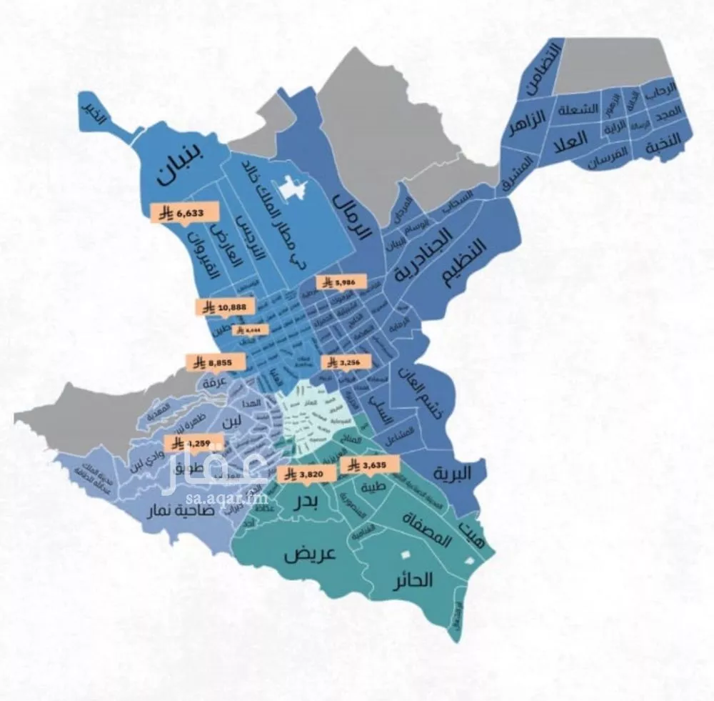 900 sqm land in Ash Sharq 2