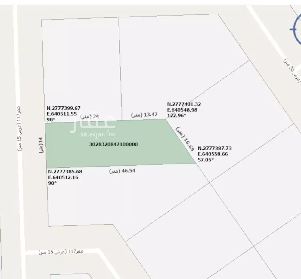 أرض 588 م² في بنبان 2