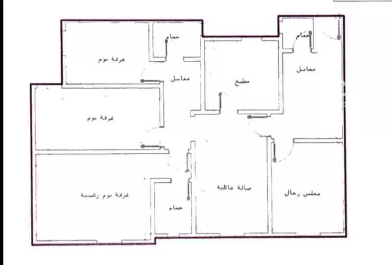 شقة 3 غرف في النزهة 3
