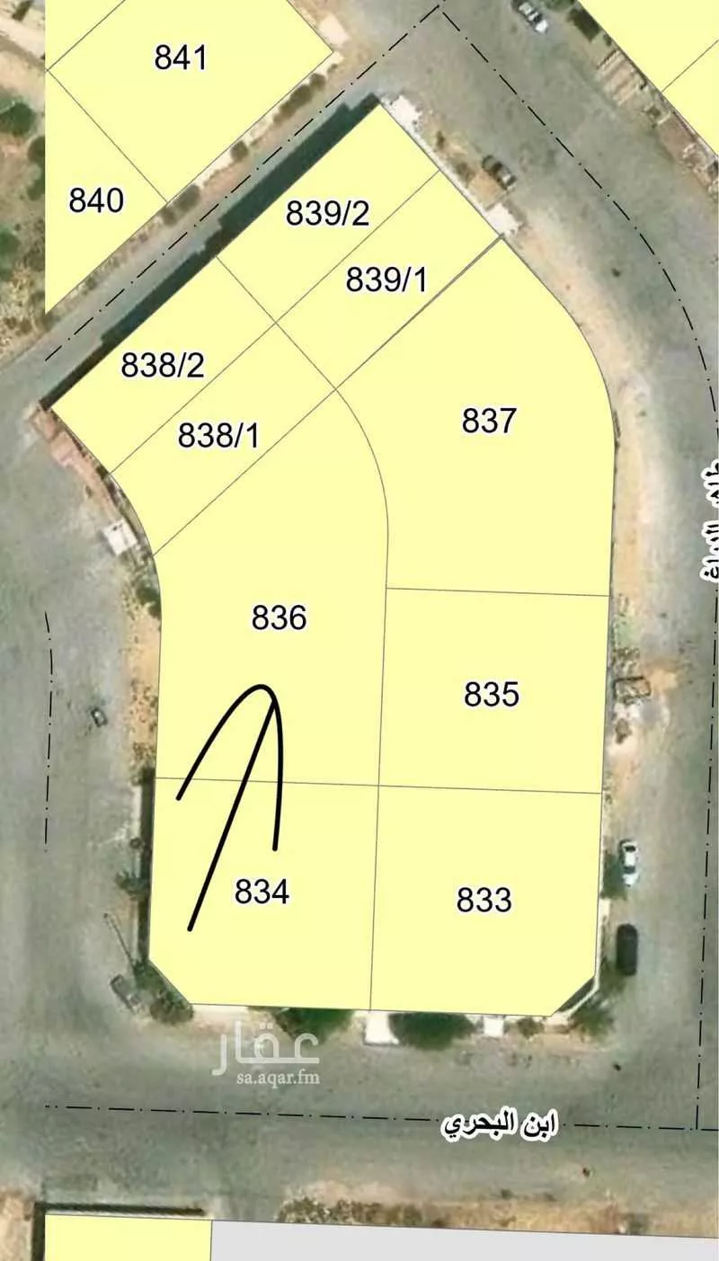 أرض 893 م² في ضاحية الملك فهد
