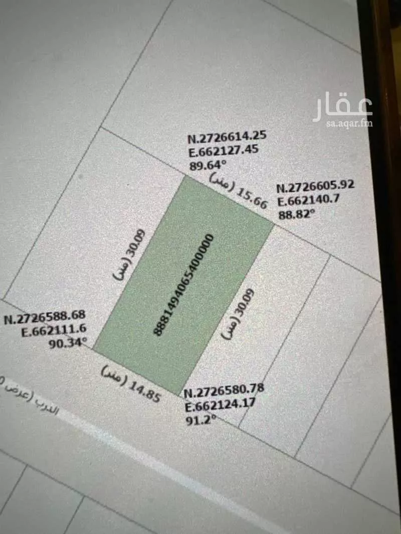 أرض 450 م² في لبن 2