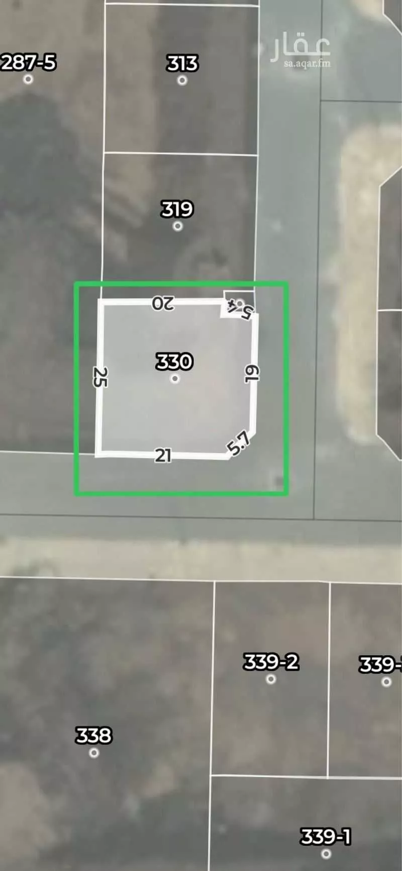 أرض 604 م² في عين الخيف 2