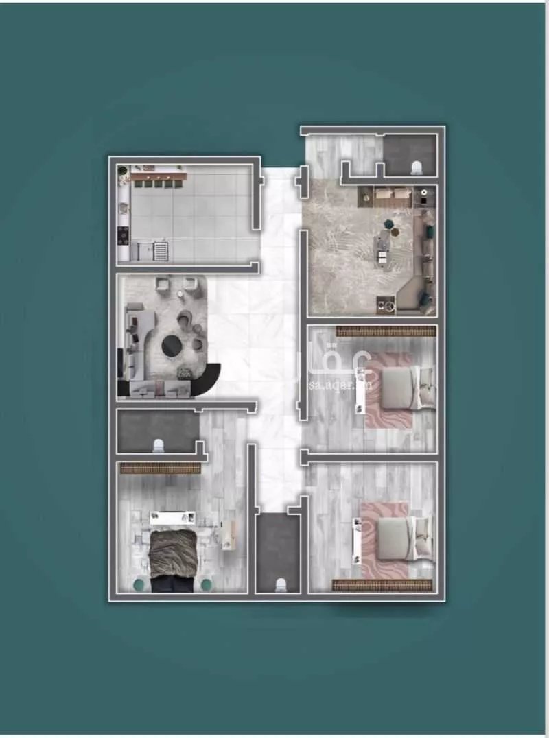 4 bedroom apartment in Al Salamah 2