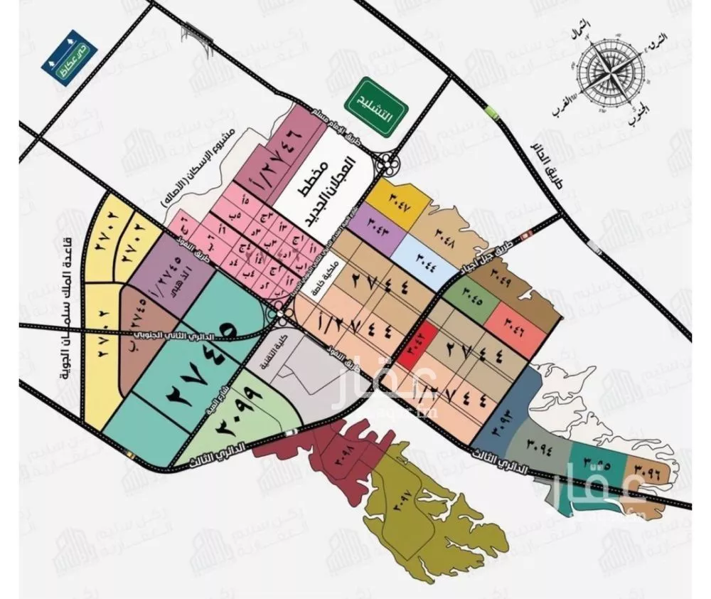 أرض 307 م² في عريض 5