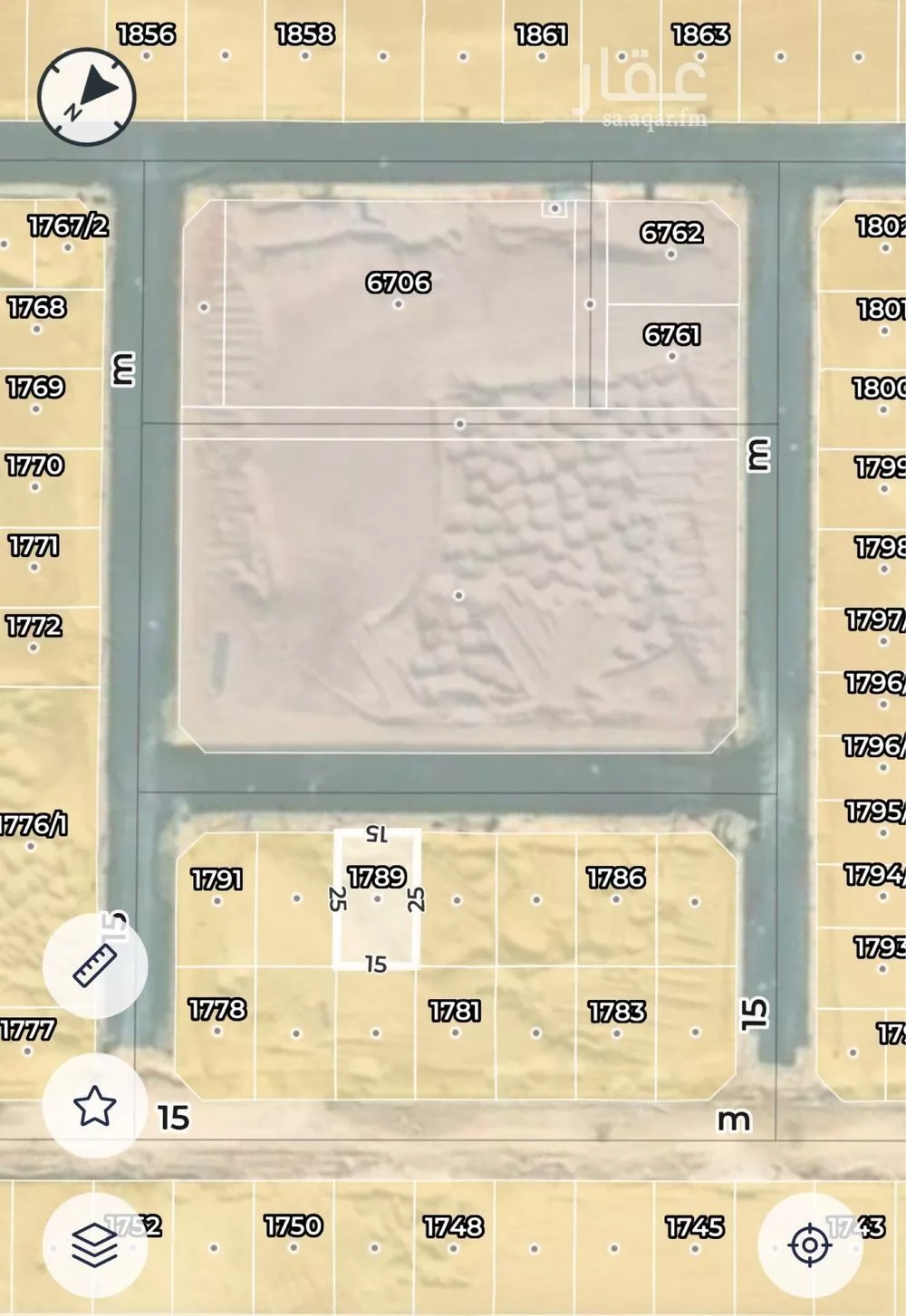 أرض 375 م² في الجنادرية 3