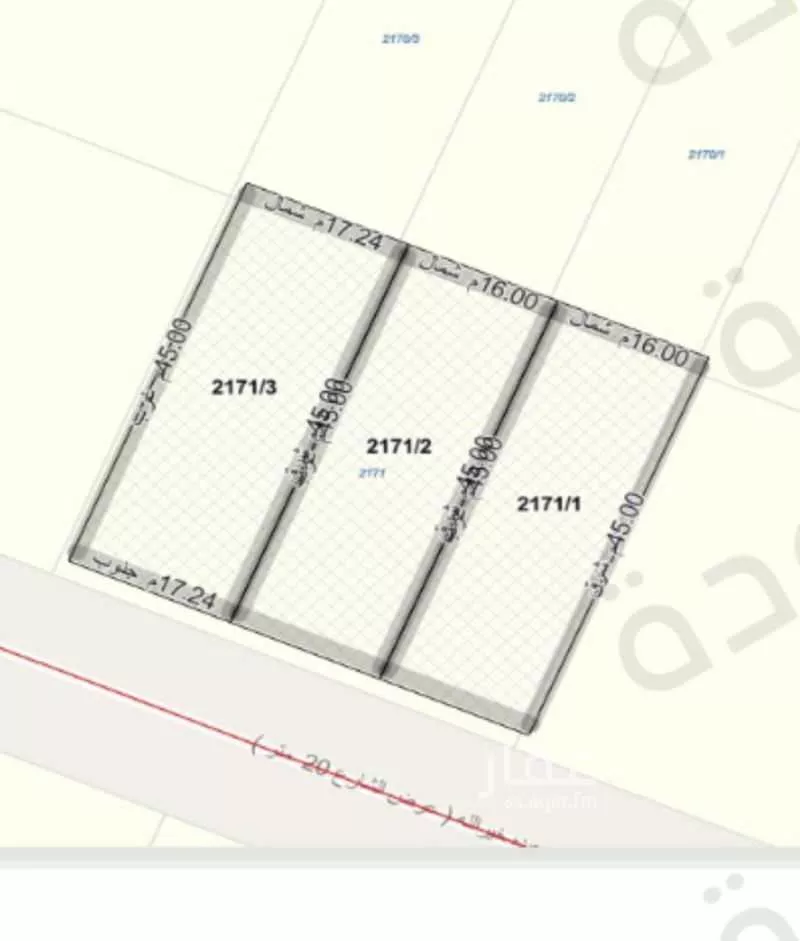 أرض 2215 م² في ضاحية نمار