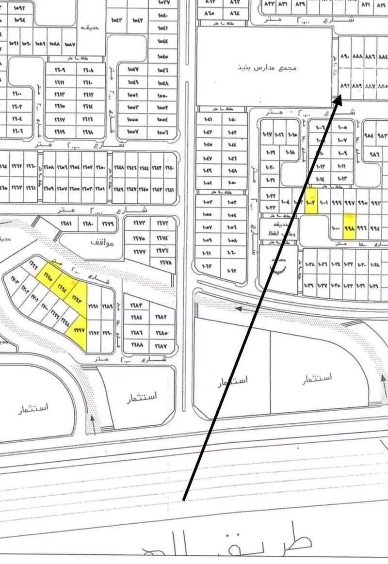 أرض 500 م² في الجصة 2