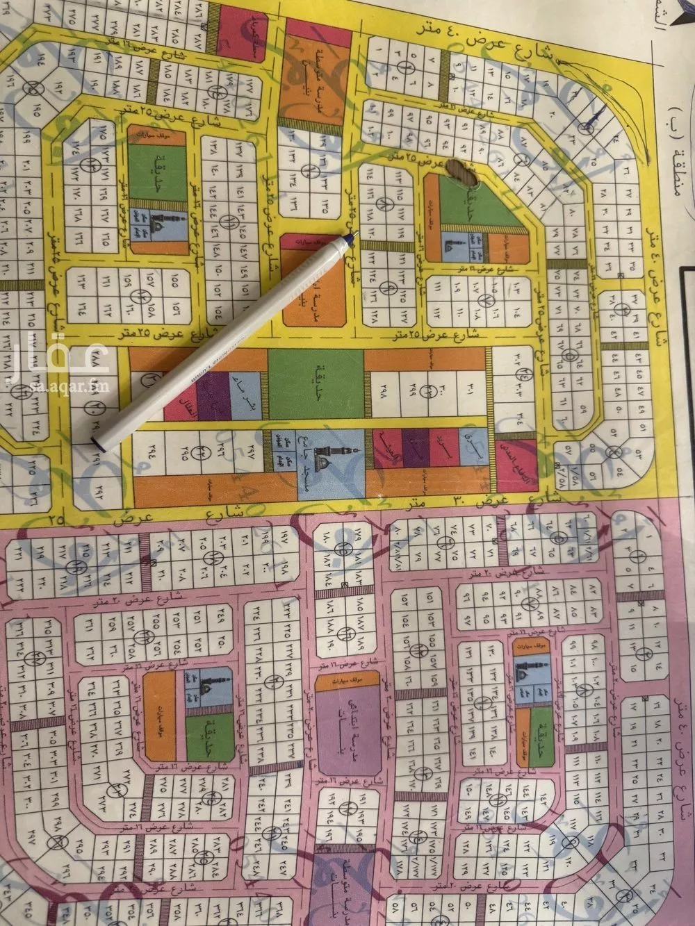 أرض 437 م² في الامواج 2