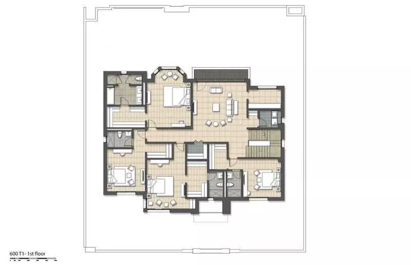 فيلا 5 غرف في ارامكو السعودية 5