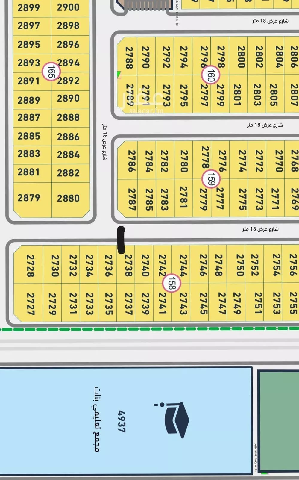 أرض 300 م² في الشرق 2