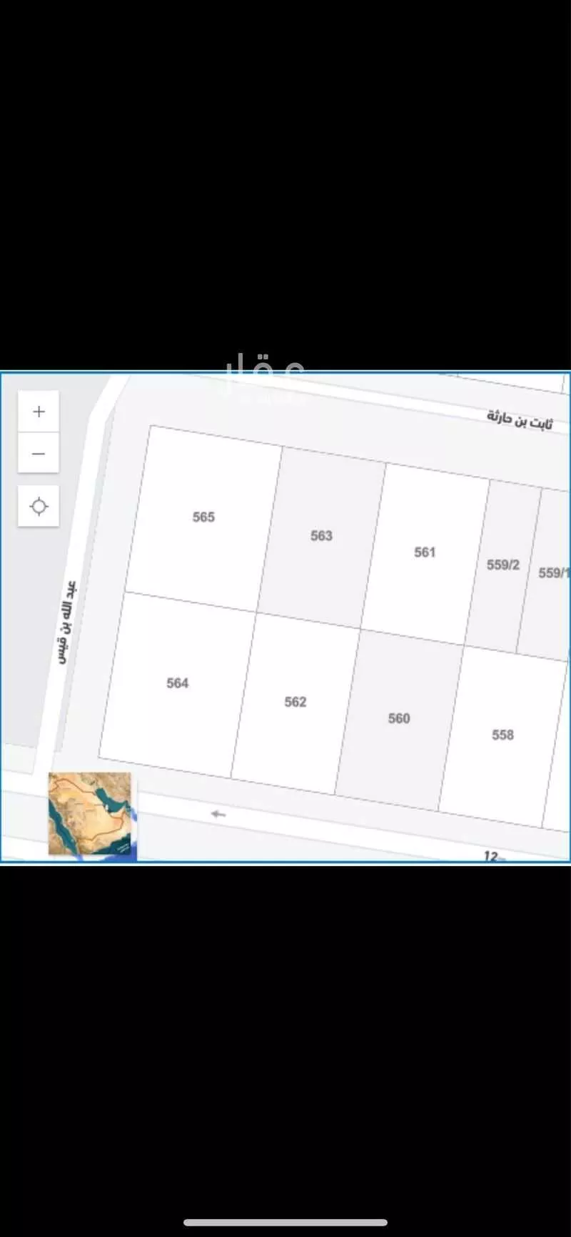 أرض 910 م² في الكوثر