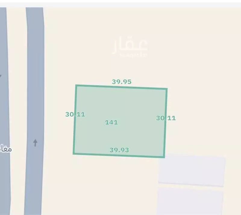 أرض 1200 م² في الشرق 3