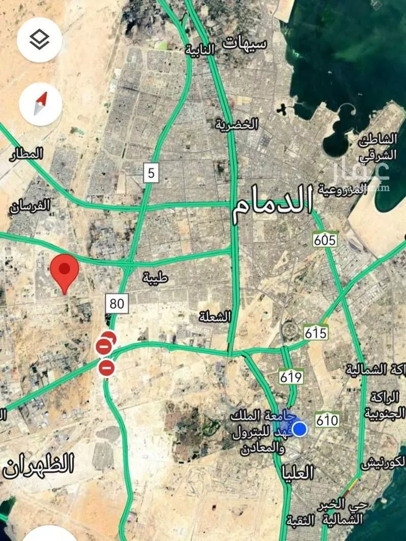 أرض 1050 م² في الأمل 5