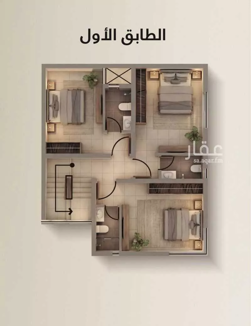 فيلا 3 غرف في القشلة، الظهران 9