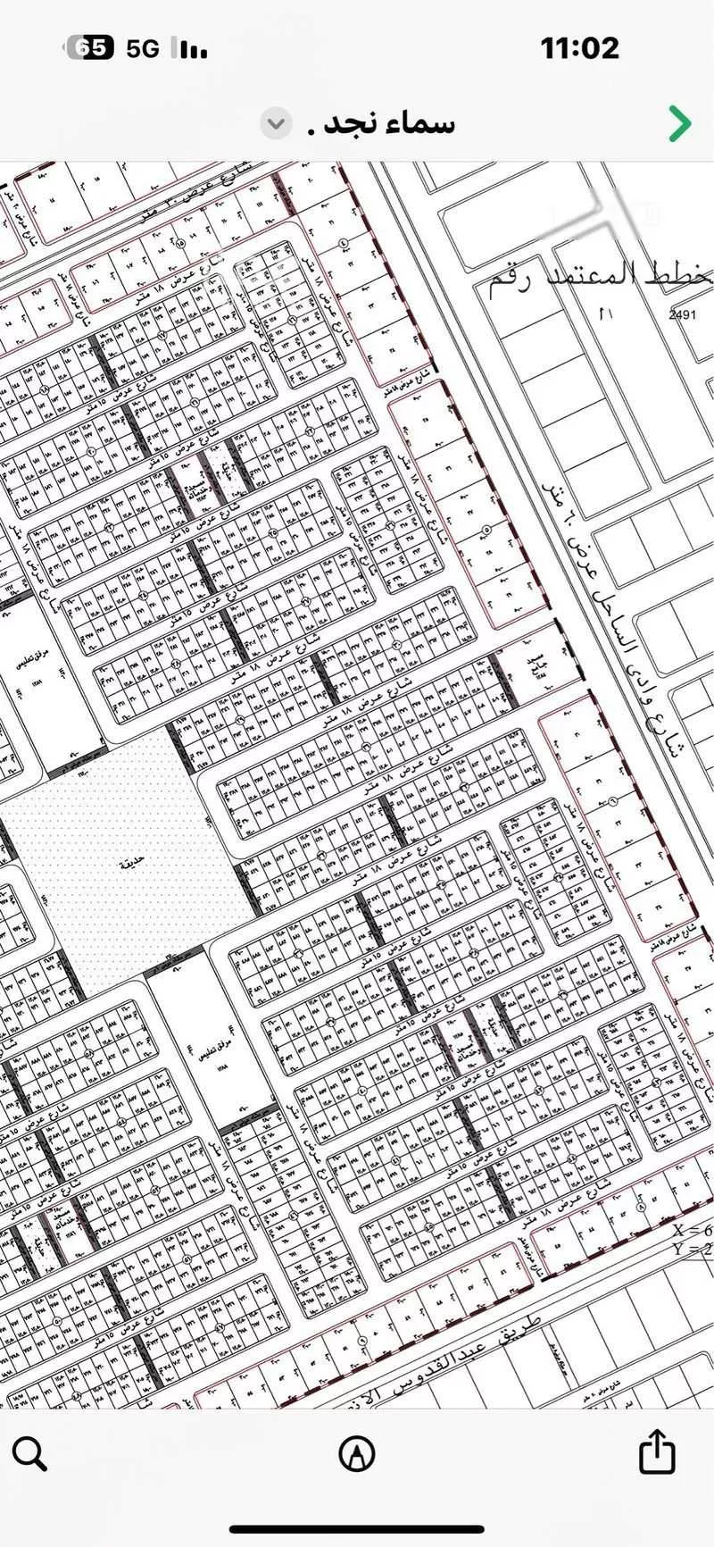 أرض 7500 م² في الرمال 2