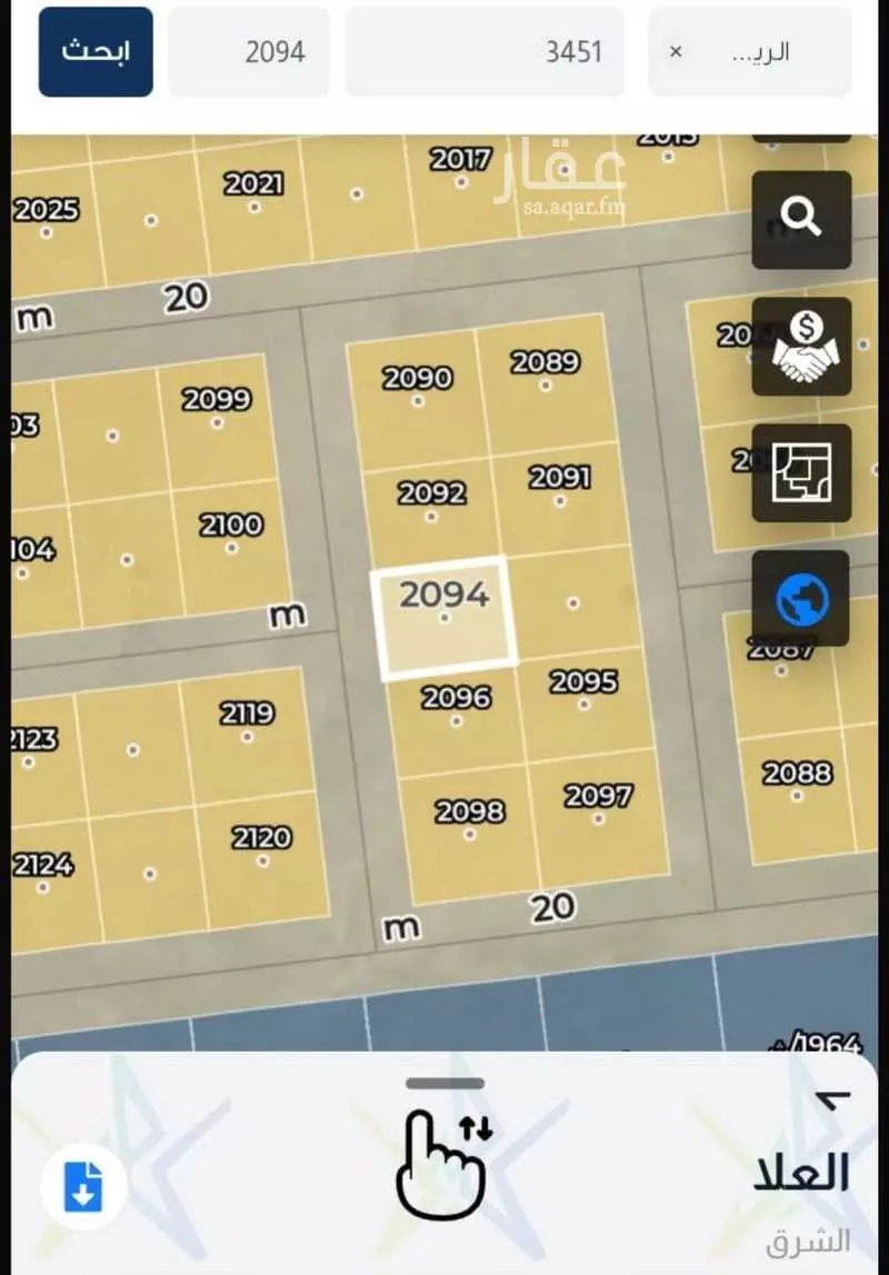 أرض 759 م² في الشرق 2