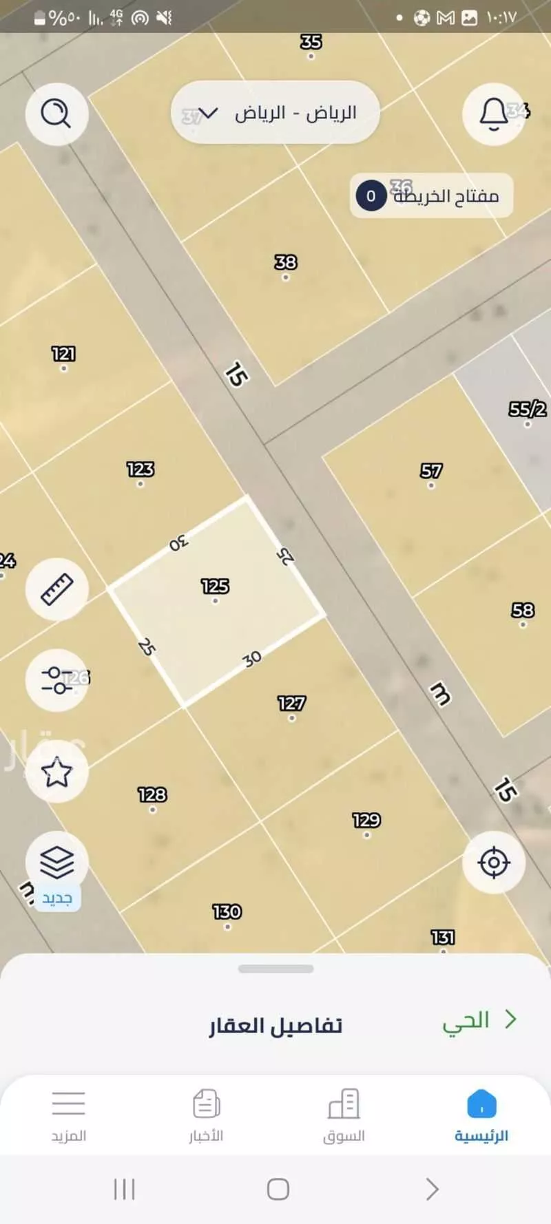 أرض 375 م² في بنبان 3