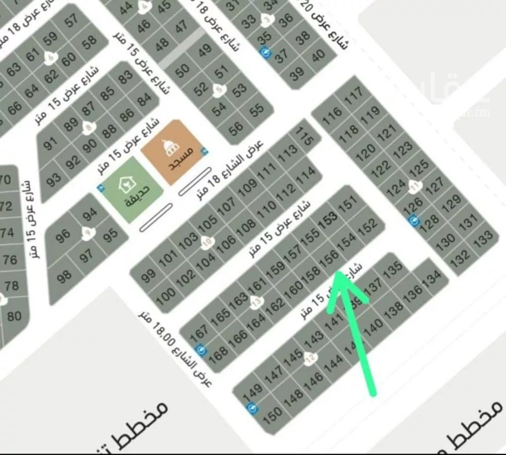 أرض 503 م² في الشعلة