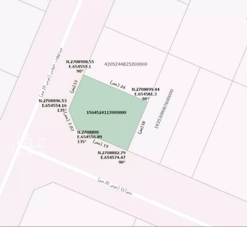 أرض 450 م² في ضاحية نمار 2