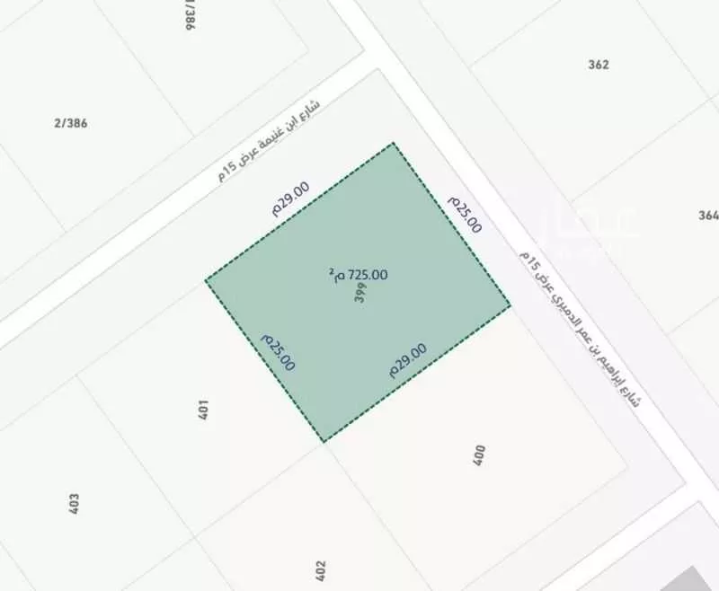 أرض 675 م² في الشفا 3