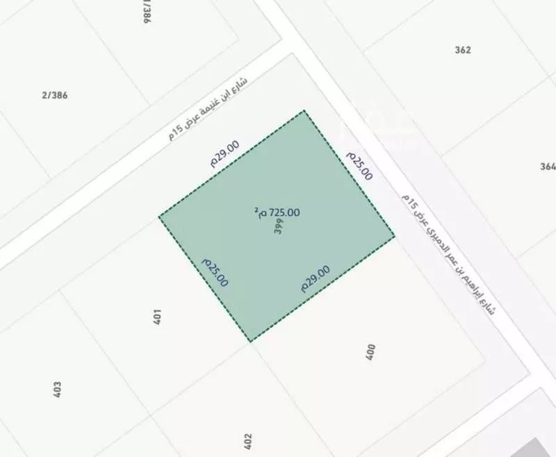 أرض 675 م² في الشفا 2