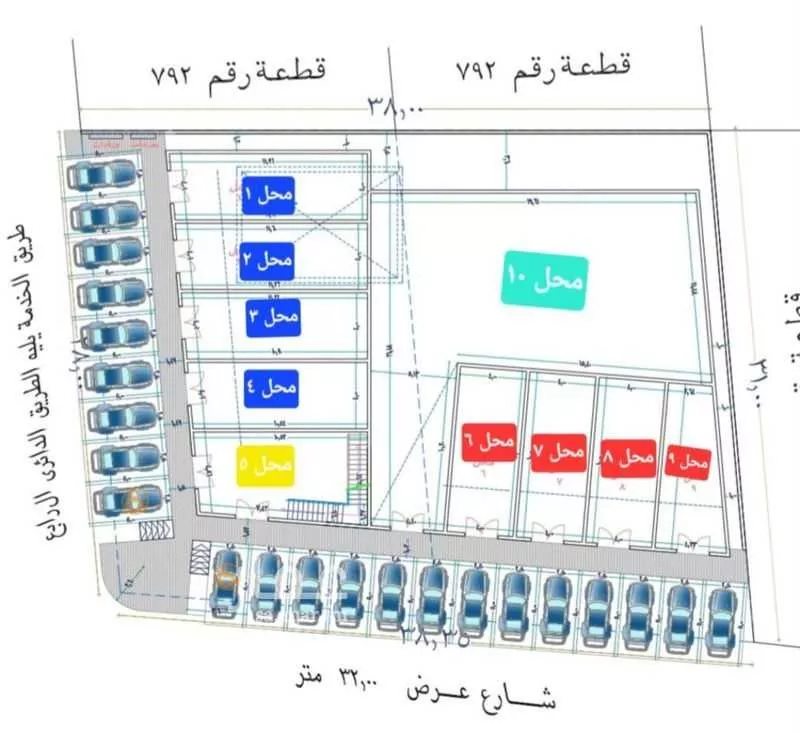 محل 1012 م² في النوارية 2
