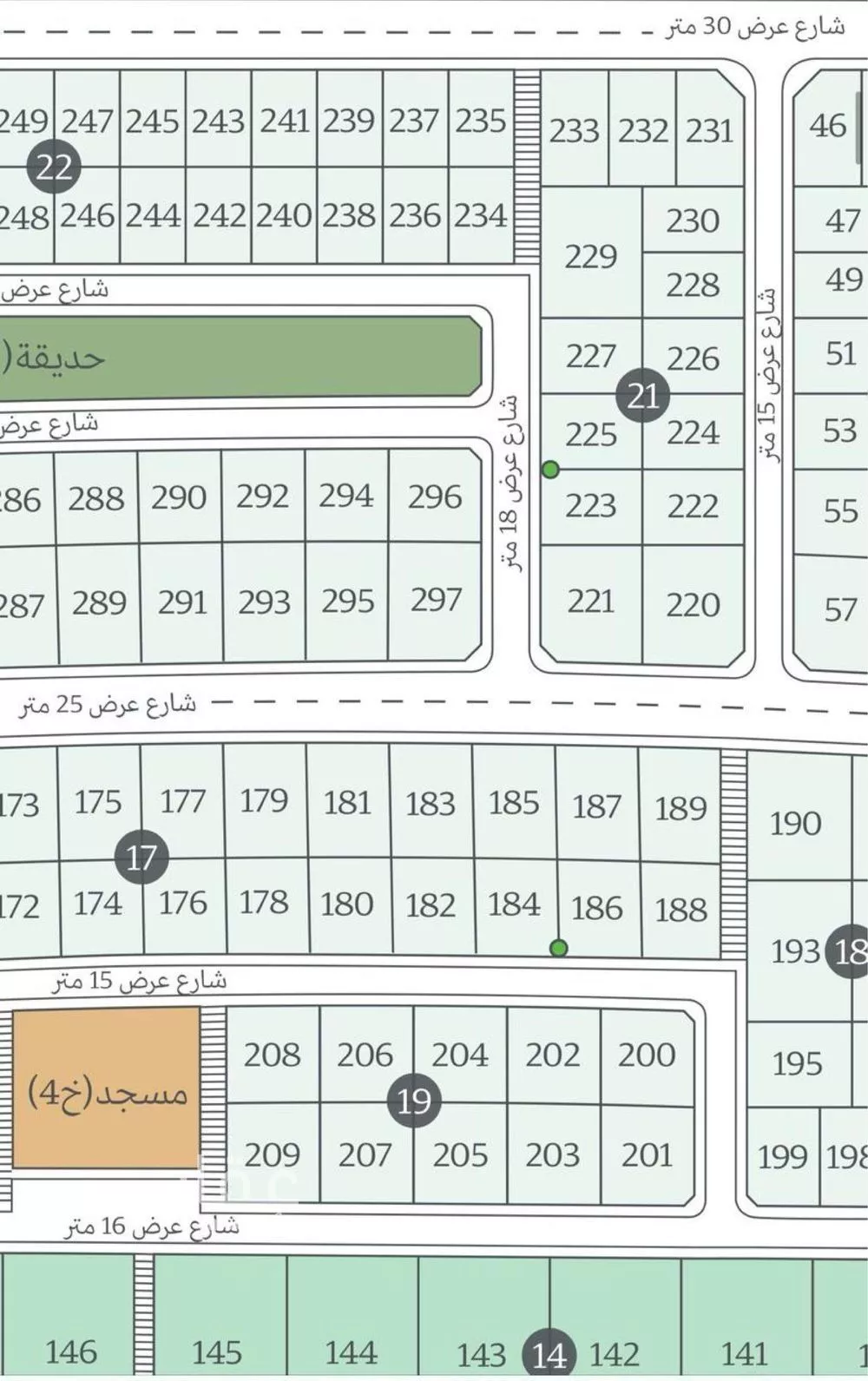 أرض 842 م² في الشعلة