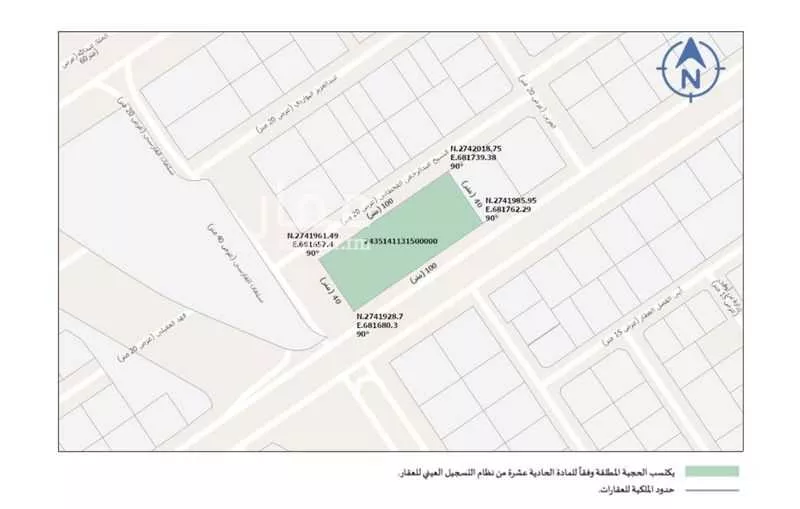 أرض 4000 م² في الخليج 3