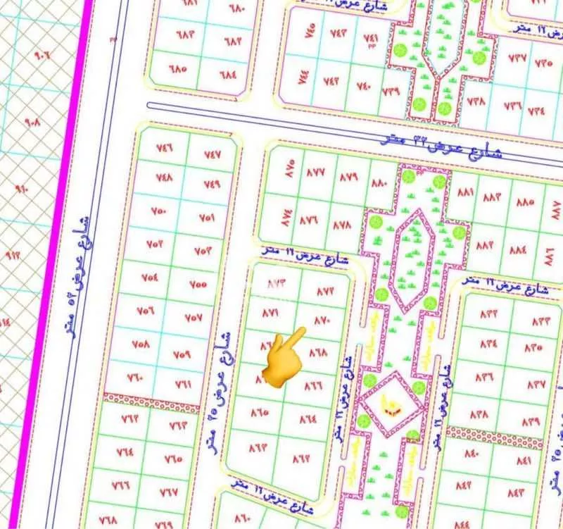 450 sqm land in Az Zomorod