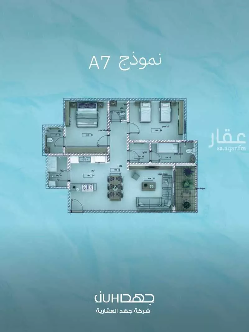 3 bedroom apartment in Al Manar, Riyadh 6