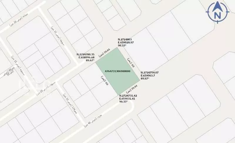 أرض 2366 م² في ظهرة لبن 2