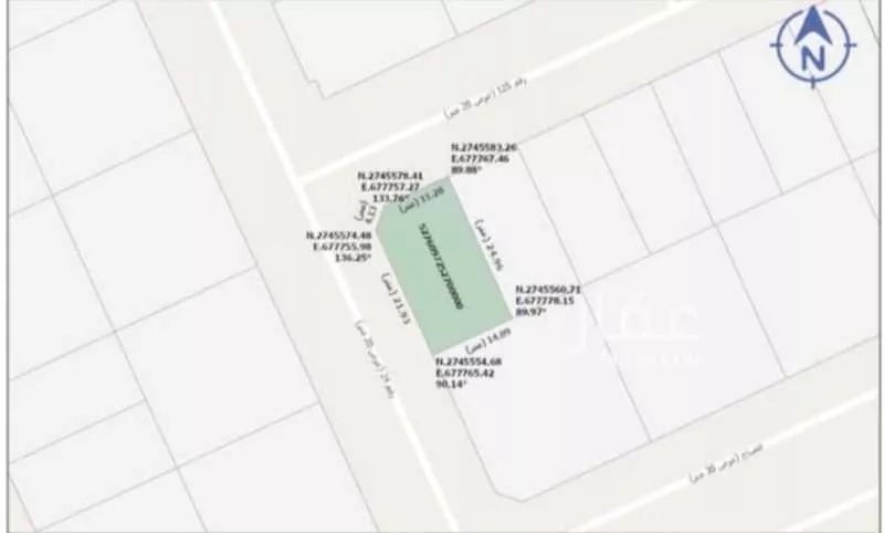 أرض 350 م² في المونسية 2