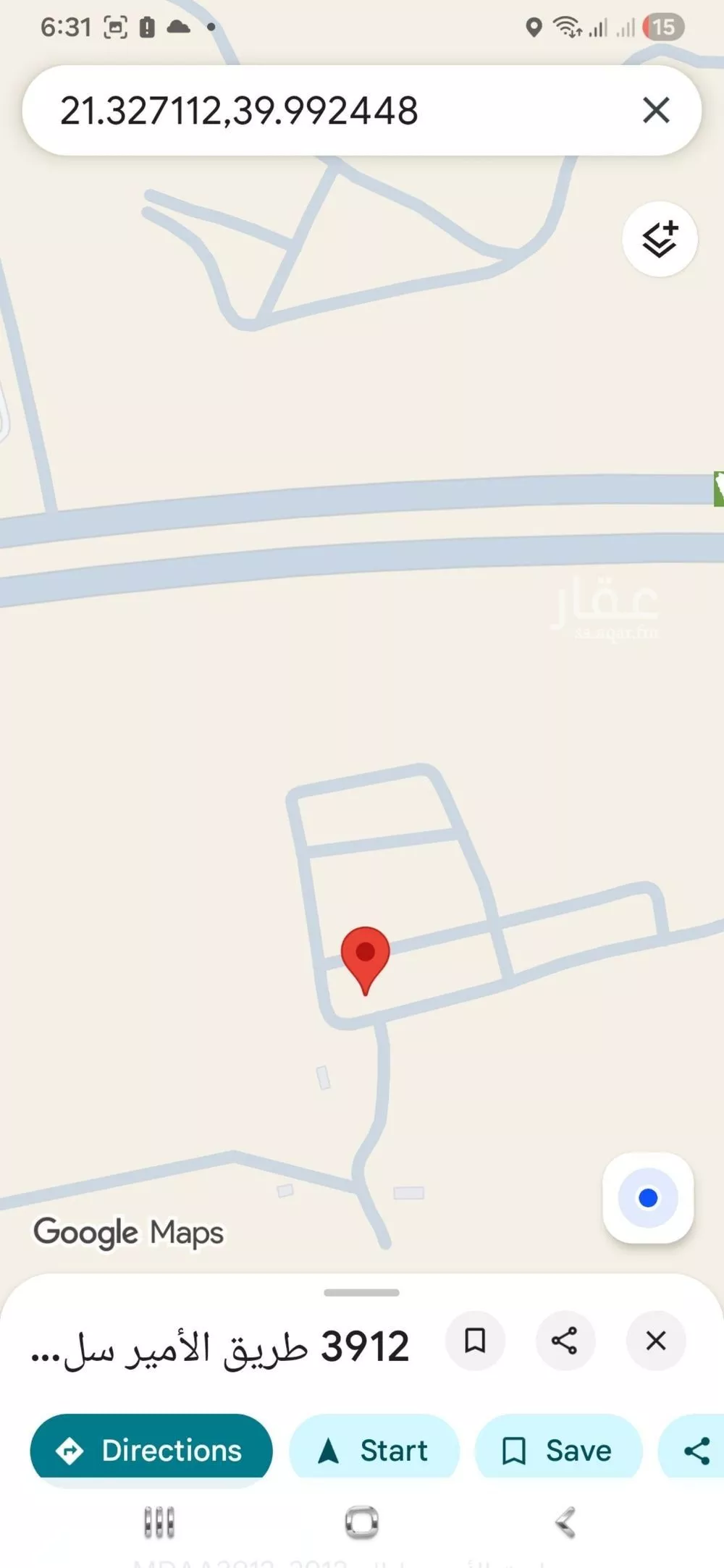 أرض 690 م² في المشاعر 2