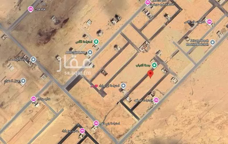 أرض 450 م² في عريض