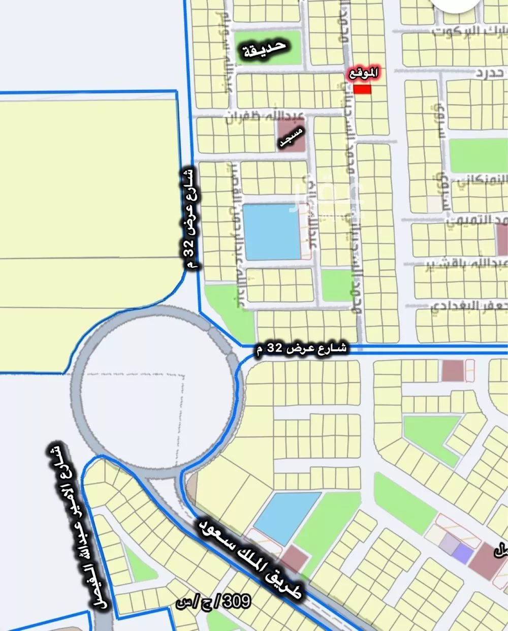 أرض 450 م² في الزمرد 2