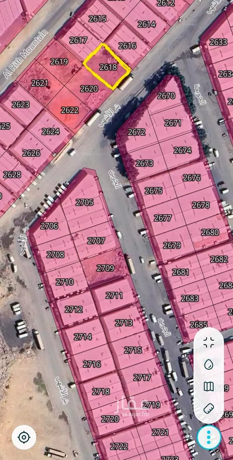 أرض 875 م² في المصانع 3