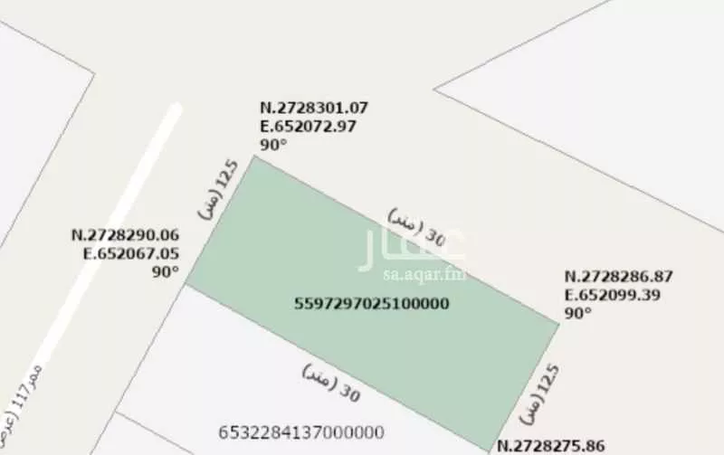 أرض 375 م² في المهدية 2