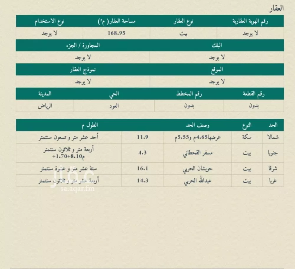 أرض 168 م² في الصالحية 4