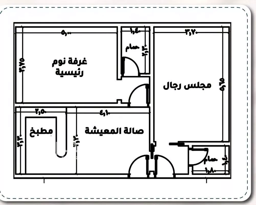 2 bedroom apartment in Al Thaghr 4