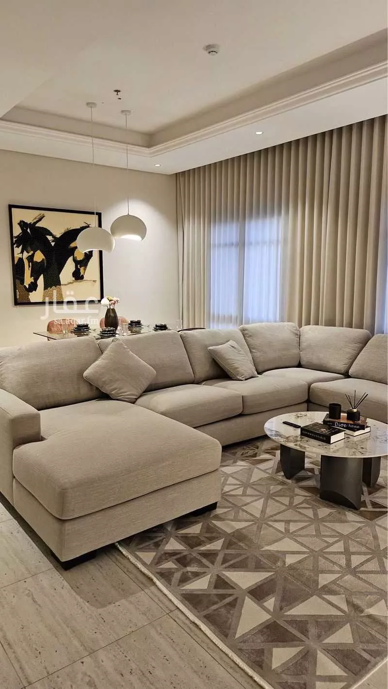 شقة 3 غرف في الملقا 4