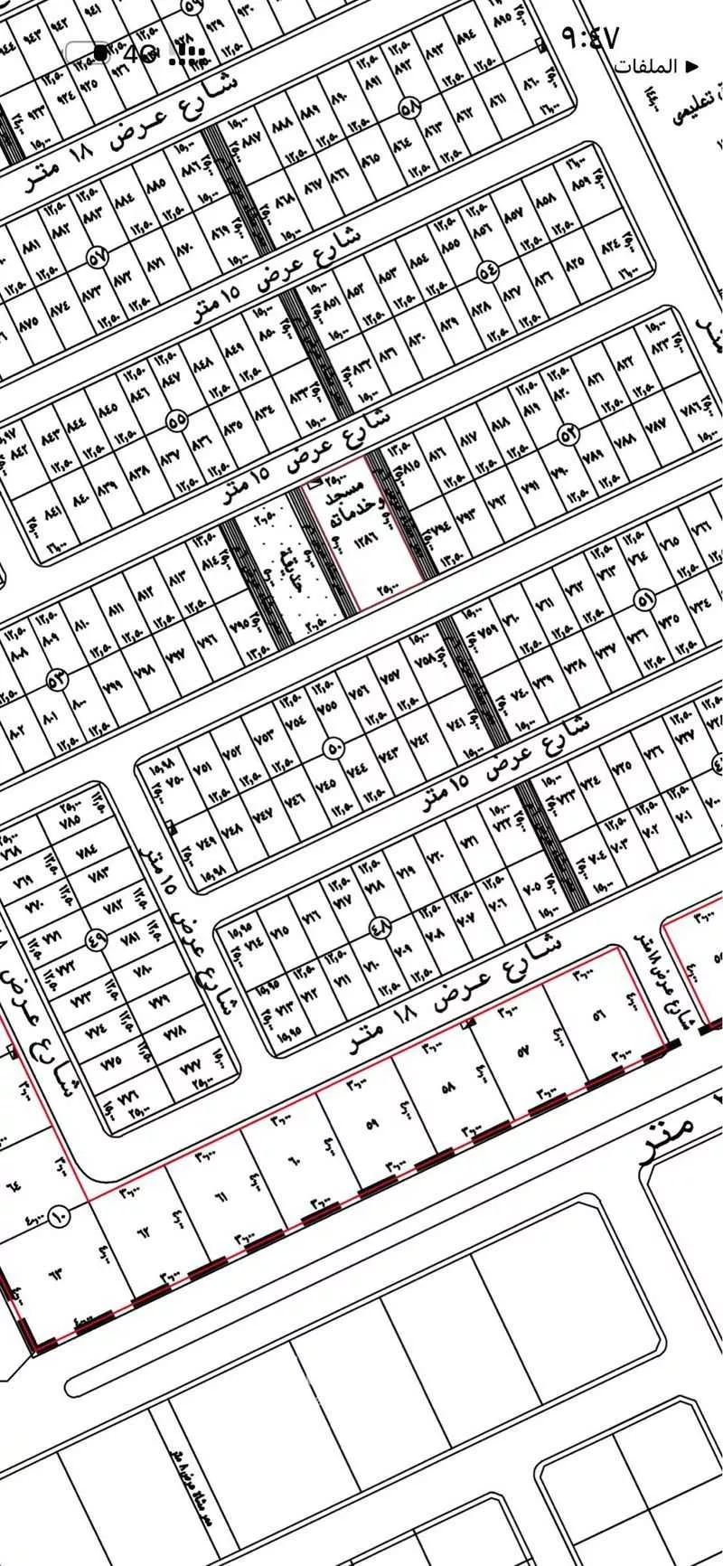 أرض 312 م² في الرمال 2