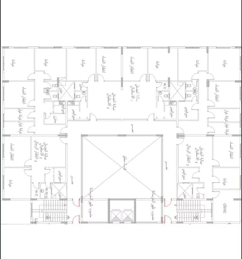 مكتب 2000 م² في النهضة 1